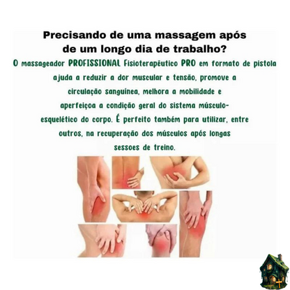 Pistola Massageadora Relax Mass